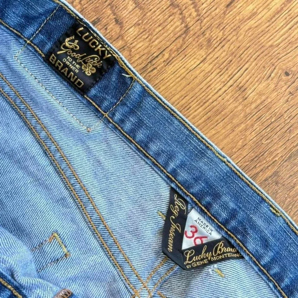 Designer‎ Lucky Brand slim bootleg blue denim jeans